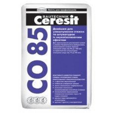 CERESIT CO-85 Добавка для ЦПС зі звукоізолюючим ефектом, 25 кг.