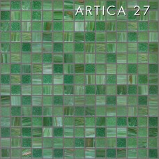 Мікс зелений із скляної мозаїки АРТИКА27