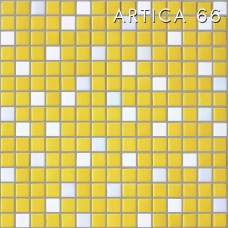 Мікс жовто-білий зі скляної мозаїки АРТИКА66