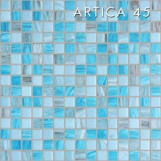 Мікс бірюзово-блакитний зі скляної мозаїки АРТИКА45