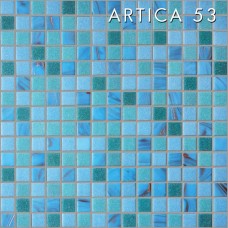Мікс бірюзово-блакитний зі скляної мозаїки АРТИКА53