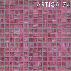 Мікс рожевий (темний) із скляної мозаїки АРТИКА74