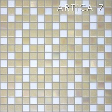 Мікс бежевий зі скляної мозаїки АРТИКА7