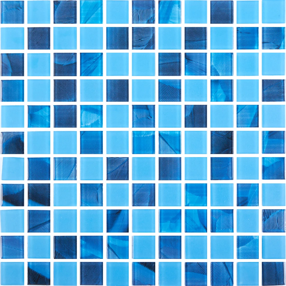 Мозаика GMP 0425017 С2 Print 19-Blue D MATT 300x300x4 Котто Керамика