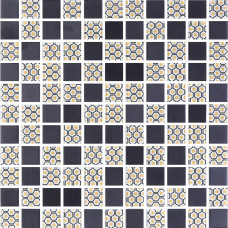 Мозаика GMP 0825002 С2 Print 2-Black MATT 300×300x8 Котто Керамика
