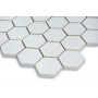 Мозаїка H 6001 Hexagon Flora Grey 295×295x9 Котто Кераміка