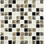 Мозаїка GMP 0825035 С3 Print 38-Gold-Black 300×300x8 Котто Кераміка