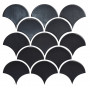 Мозаика SCALES SC 6022 Graphite Black 240x240x9 Котто Керамика