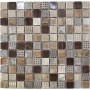 Мозаика СМ 3045 С3 Brown-Ebony-Beige Silver 300x300x9 Котто Керамика