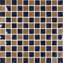 Мозаїка GM 8013 CC Brown Gold-Black Pearl S4 300x300x8 Котто Кераміка
