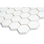 Мозаїка H 6024 Hexagon White 295x295x9 Котто Кераміка