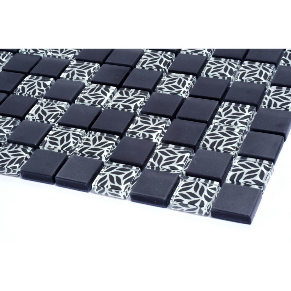 Мозаика GMP 0825010 С2 Print 10-Black MATT 300×300x8 Котто Керамика