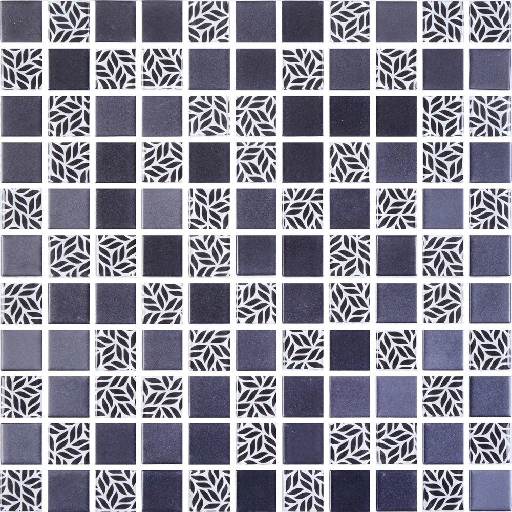 Мозаика GMP 0825010 С2 Print 10-Black MATT 300×300x8 Котто Керамика