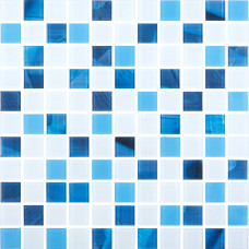 Мозаїка GMP 0425018 С3 Print 19-Blue D MATT-White MATT 300×300x4 Котто Кераміка