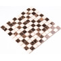 Мозаика СМ 3022 С2 Brown-White 300×300x9 Котто Керамика