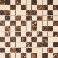 Мозаїка СМ 3022 С2 Brown-White 300×300x9 Котто Кераміка