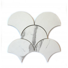 Мозаїка Scales CM 3115 SC Speccio Carrara 136x147x10 Котто Кераміка
