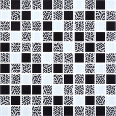 Мозаїка GMP 0825011 С3 Print 10-Black-White 300×300x8 Котто Кераміка