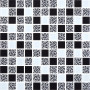Мозаїка GMP 0825011 С3 Print 10-Black-White 300×300x8 Котто Кераміка