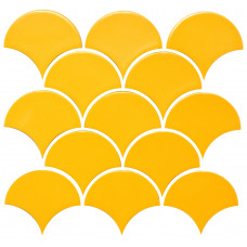 Мозаїка SCALES SC 6025 Dark Yellow 240x240x9 Котто Кераміка