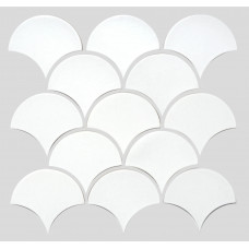Мозаїка SCALES SC 6024 White 240x240x9 Котто Кераміка