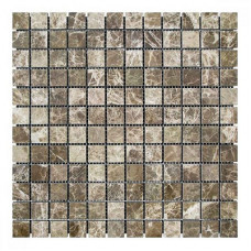 Мозаика мраморная KrimArt Emperador Dark TR
