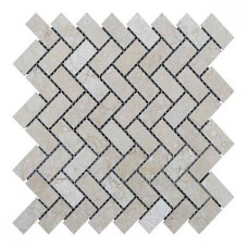 Мозаика мраморная МКР-5П KrimArt Beige Mix 