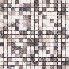 Мозаїка Mozaico de LUX K-MOS TRAVERTINO MIX EMPERADOR (15X15)