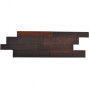 Дерев'яна мозаїка Woodmosaica 3D Brick Дуб Thermo Wood
