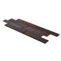 Дерев'яна мозаїка Woodmosaica 3D Brick Дуб Thermo Wood
