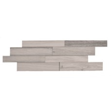 Дерев'яна мозаїка Woodmosaica 3D Brick Дуб White