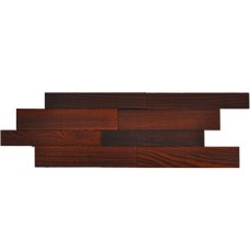 Дерев'яна мозаїка Woodmosaica 3D Brick Ясен Thermo Wood