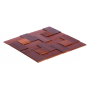 Дерев'яна мозаїка Woodmosaica 3D Enfasi Ясен Thermo Wood