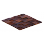 Дерев'яна мозаїка Woodmosaica 3D Tessera Дуб Thermo Wood