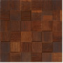 Дерев'яна мозаїка Woodmosaica 3D Tessera Дуб Thermo Wood Brushed