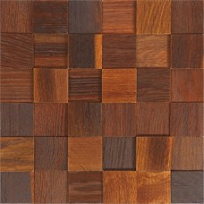 Дерев'яна мозаїка Woodmosaica 3D Tessera Дуб Thermo Wood