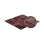 Дерев'яна мозаїка Woodmosaica 3D Enfasi Дуб Thermo Wood Brushed