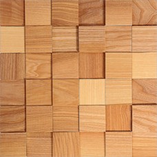 Дерев'яна мозаїка Woodmosaica 3D Tessera Ясен Natural