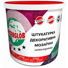 Декоративна мозаїчна штукатурка СИЛІКОН-АКРИЛОВА ANSERGLOB, 25 кг в Одесі.