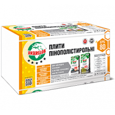 Пінопласт ANSERGLOB EPS 80, 100 м в Одесі.