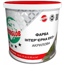 Фарба інтер'єрна акрилова ANSERGLOB ЕКО+ 14 кг