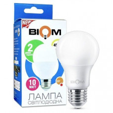 Світлодіодна лампа Biom BT-509 A60 10W E27 3000К матова