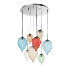 Подвесной светильник IDEAL LUX Clown SP8 Color (100944)