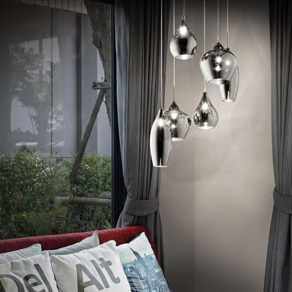 Освещение - Подвесной светильник IDEAL LUX Soft SP6 Fume (111841)