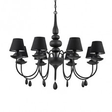 Люстра IDEAL LUX Blanche SP8 Nero (111896)