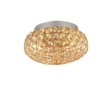 Хрустальная люстра IDEAL LUX King PL3 Oro (75402)