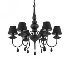 Люстра IDEAL LUX Blanche SP6 Nero (111872)