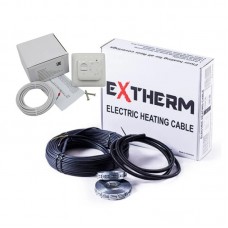 Нагревательный кабель Extherm ETC ECO - 50 м, 1000 Вт + механический терморегулятор RTC 70