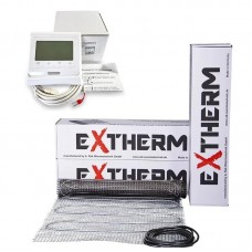 Нагревательный мат Extherm ET ECO 0.75 м² + программируемый терморегулятор E51.716
