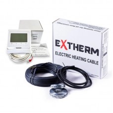 Нагревательный кабель Extherm ETC ECO - 115 м, 2300 Вт + программируемый терморегулятор E51.716
